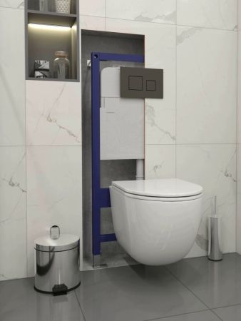 Клавиша смыва Maretti Katrina AC12KA-560, черный, артикул AC12KA-560