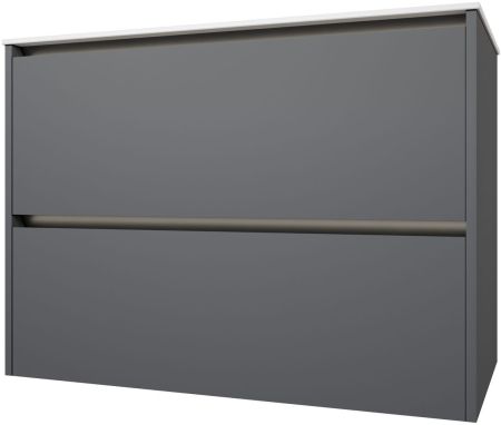 Тумба под раковину Allen Brau Activity 90 1.34013.PGM платина матовый/олива браш, артикул 1.34013.PGM