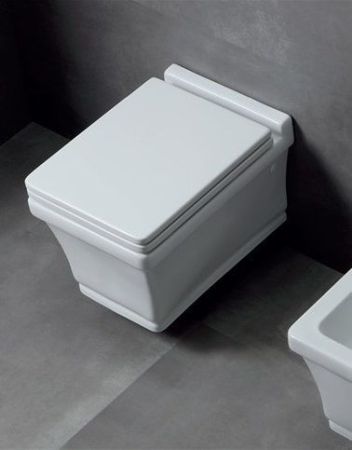 Disegno ceramica Neo, комплект подвесного унитаза с быстросъемным сиденьем  микролифт, цвет белый глянцевый, артикул NE005SET01