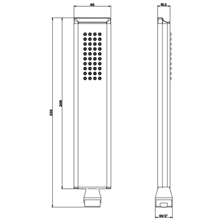 Gessi Eleganza Душевая лейка с защитой от известкового налета, цвет: хром Gessi Eleganza Душевая лейка с защитой от известкового налета, цвет: хром