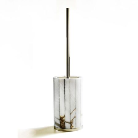 Ёршик, 3SC, Rigato, ширина, мм-110, высота, мм-440, напольный, цвет колбы-алебастр, цвет-золото, артикул AL17GD