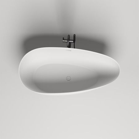 Salini PAOLA Ванна отдельностоящая 1720х820х600мм, донный клапан "Up&Down", сифон,  слив-перелив, мат-л: S-Sense, глянцевый, белый. Фурнитура: белая., артикул 101512G