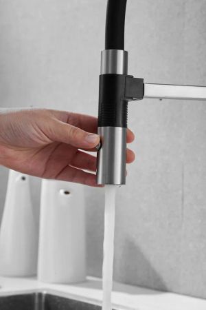 Смеситель для кухни Rose R133L, сатин, артикул R133L