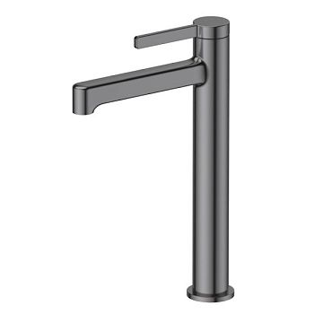 Смеситель для раковины высокий Esko SC25GM, оружейная сталь