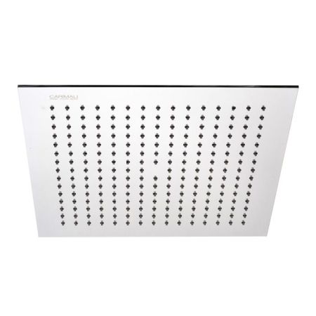 Верхний душ, Carimali, MySlim, ультратонкий, тип установки-потолочный, размер душевого диска, мм-300*300, форма-квадратная, количество режимов-1, держатель-необходимо заказать, материал-нержавеющая сталь, цвет-хром, артикул SLM0006CRX