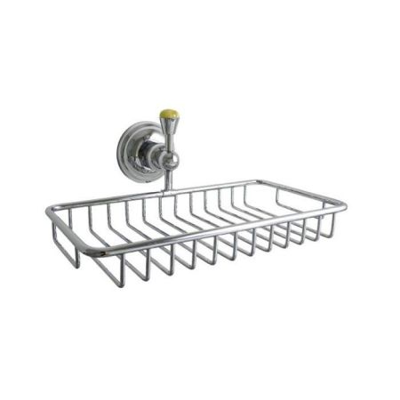 Nicolazzi Onice Полочка-решетка прямоугольная, цвет: хром, артикул 1493CR09O