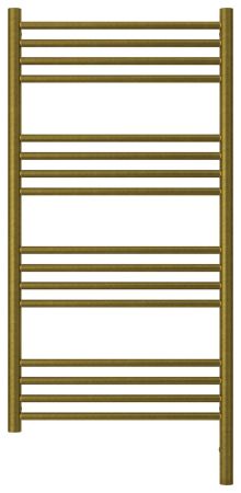 Полотенцесушитель электрический "БОГЕМА 3.0" прямая 1000х500 / МЭМ правый (Состаренная бронза)