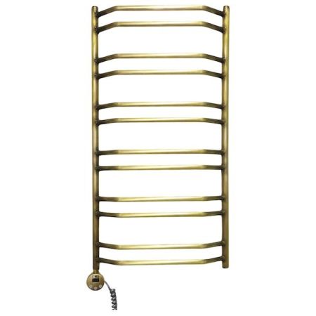 Электрический полотенцесушитель Domoterm Лаура П12 500*985 АБР E L Античная бронза, артикул ЛаураП12500*985АБРEL