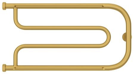 Полотенцесушитель водяной "Гусли+" 2П 320х650 Н. Г. 1" (Матовое ЗОЛОТО), артикул 032-4010-3265