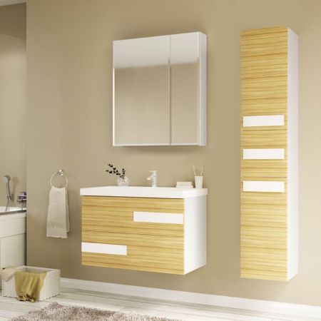 Тумба под раковину Marka One Mix 70П ПП Коко-Боло, артикул У69533