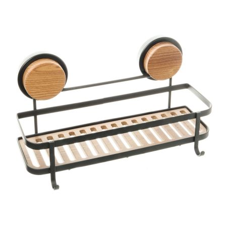 Полка металличеcкая FIXSEN MAGIC  FX-950B-1, черный/коричневый, артикул FX-950B-1