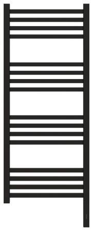 Полотенцесушитель, Сунержа, Модус 3.0, электрический, ширина, мм-400, высота, мм-1000, подключение-справа, электрокомплект-ТЭН, мощность, Вт-300, материал-нержавеющая сталь, цвет-черный матовый