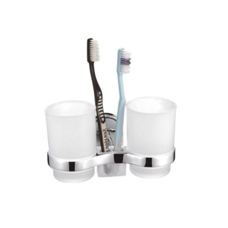 Стакан для ванной комнаты двойной Haiba HB1908, хром