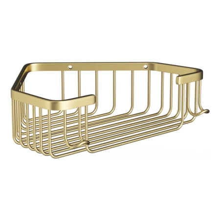 Полка угловая для ванной Shevanik SW01G, золотой сатин, артикул SW01G