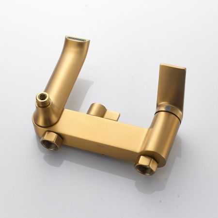 Душевая система Shevanik S4136G, золотой сатин, артикул S4136G