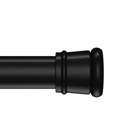 Карниз для ванной комнаты IDDIS Elegante 110-200 см, черный матовый (SRB0120i14), артикул SRB0120i14