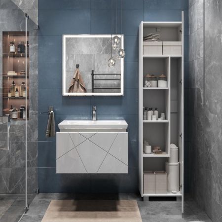 Тумба под раковину подвесная VIGO Geometry 033, 60 см, артикул 033