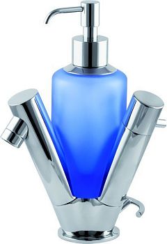 Mariner Voyager, двухвент. смеситель для раковины с дон. клапаном и дозатором в комплекте, цвет хром