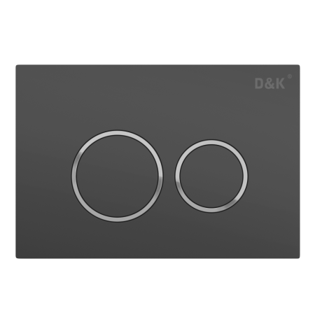 Клавиша смыва D&K Bayern графит (арт.инсталл DI8050127) (DB1529006), артикул DB1529006
