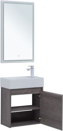 Мебель для ванной Aquanet Nova Lite 50 дуб рошелье (с дверецей), артикул 00302529