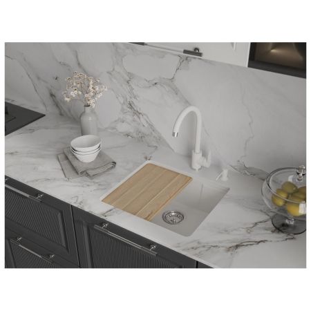Кухонная мойка GranFest URBAN 4550, белый, артикул 4550 белый