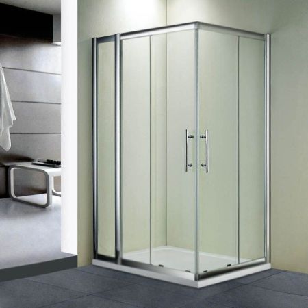 Душевой уголок RGW Hotel HO-42 100x130 профиль Хром стекло прозрачное, артикул 03064203-11