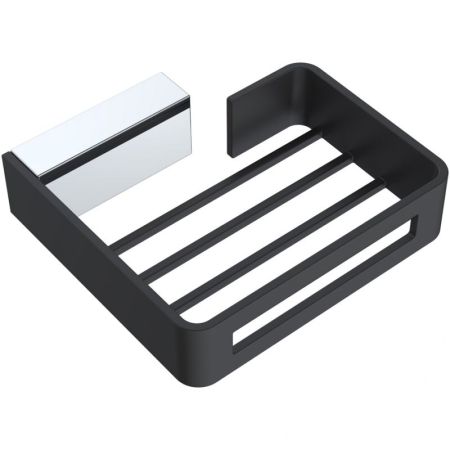 Держатель для губки черный/хром серия Q, артикул 10959-CR-B