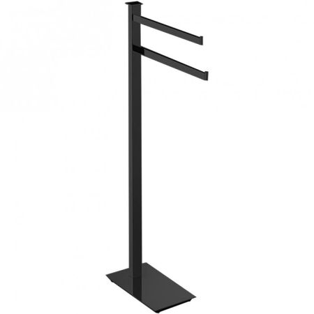 Colombo Units Напольная стойка с двойным п/держателем, H 86 см, цвет: черный матовый, артикул B9103.NM