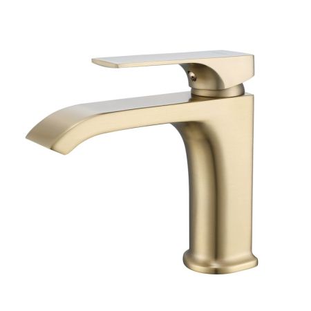 Смеситель для раковины Prohanss P61.10.03, золотой сатин, артикул P61.10.03