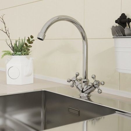 Смеситель для кухни Milardo Duplex DUPSB0JM05 Хром, артикул DUPSB0JM05