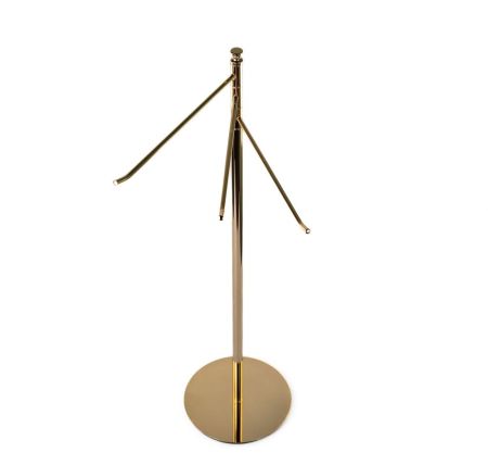 Stil Haus Hashi, стойка h85,5 см: 3 полотенцедержателя, цвет золото, артикул 1123/3(16)