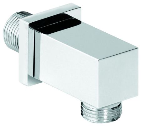 Emmevi, квадратный водоотвод 5х5 см, подключение 1/2", цвет черный матовый, артикул C06909/NEO