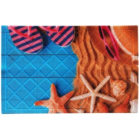 Коврик для входной двери Fora 40х60 FOR-DOOR23 Цветной пляж, артикул FOR-DOOR23