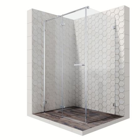 Душевой уголок Ambassador Abner 10011103L-ST1, прямоугольный, линейный трап, 120х80, артикул 10011103L-ST1