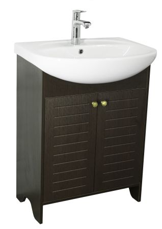 Тумба "Кантри" с раковиной Стелла 65, Венге, артикул ЛС-00002284