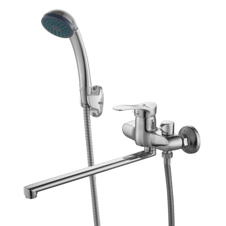 Смеситель ванно-душевой Plstart с душевым гарнитуром хром (PD22601), артикул PD22601