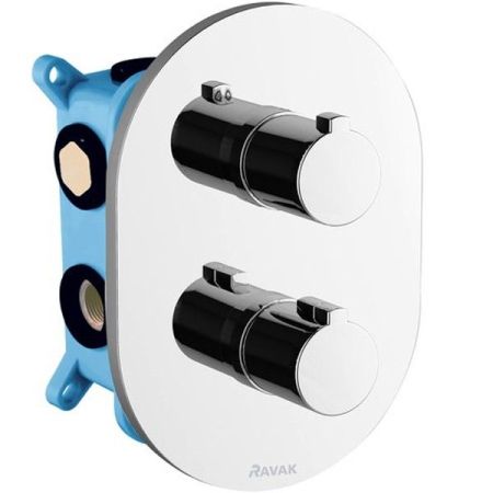 Термостат для ванны с душем RAVAK CHROME X070075 (хром), шт, артикул X070075