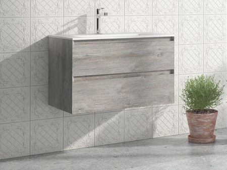 IBX MARINA, тумба под раковину 80 см, 2 ящика наружных, цвет нило, артикул MC10802C/NILO