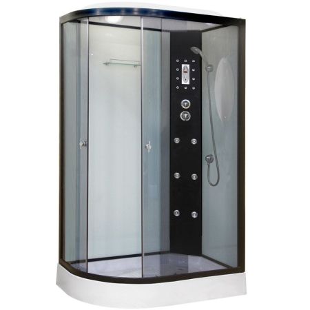 Душевая кабина Niagara NG-1903 120x80 L стекло тонированное задние стенки Белые, артикул 19030134L