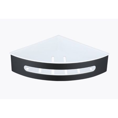 Полка для ванной комнаты угловая Raglo R340.01.06, черный, артикул R340.01.06