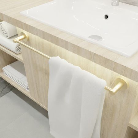 Полотенцедержатель FIXSEN COMFORT    GOLD FX-87001, золото матовое, артикул FX-87001