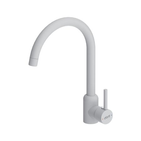D3007033 Logic кухонный смеситель поворотный, белый, артикул D3007033