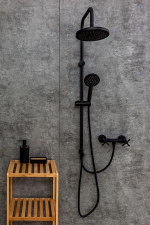 Душевая система Orange Mia M34-922b Черная, артикул M34-922b