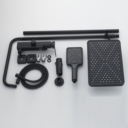 Душевая система Raffine F3699H, черный