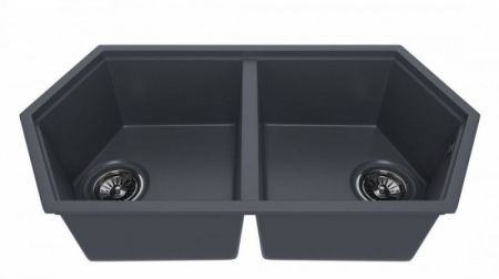 Кухонная мойка KitKraken Gulf Graphite 85 Темно-серая