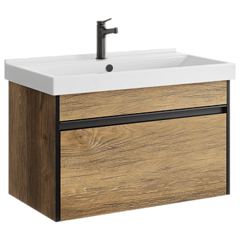 "Urban" тумба под умывальник, цвет дуб балтийский, URB0108DB, ТМ «AQWELLA»