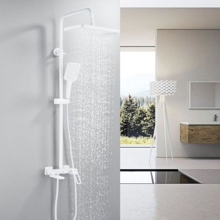 Душевая система Shevanik S6826C, белый