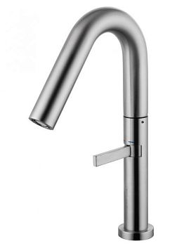 Смеситель для раковины высокий WONZON & WOGHAND, Брашированный никель (WW-6068-BS)