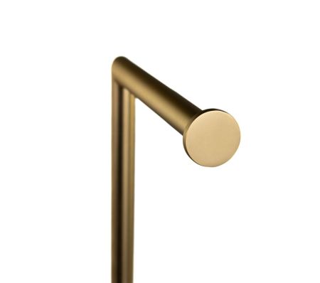 Stil Haus Medea, стойка h62 см: бумагодержатель/ерш металлический, цвет матовое золото, артикул ME20(18)