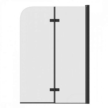 Шторка на ванну 100х140 см Maretti Valentina VA41R100140097-560, профиль черный